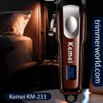 Kemei KM-233 Professional Beard & Hair Cutting Trimmer - Image 2