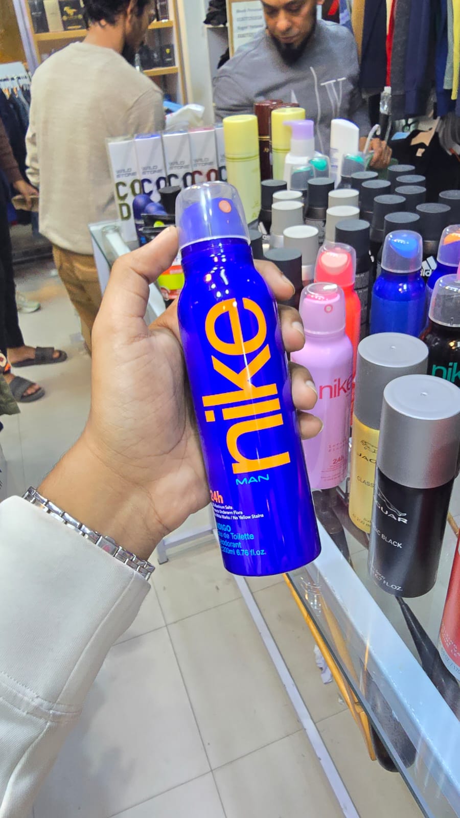 cd44342b-13e0-47fe-865d-cc8355612f5b Nike Man Indigo Deodorant body Spray 200ML For Men - Image 1