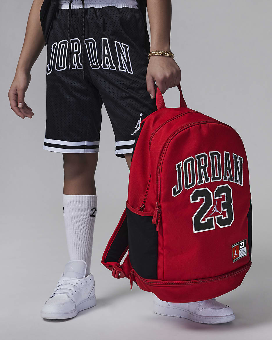 JERSEY+BACKPACK jordan bag 3211 red - Image 1