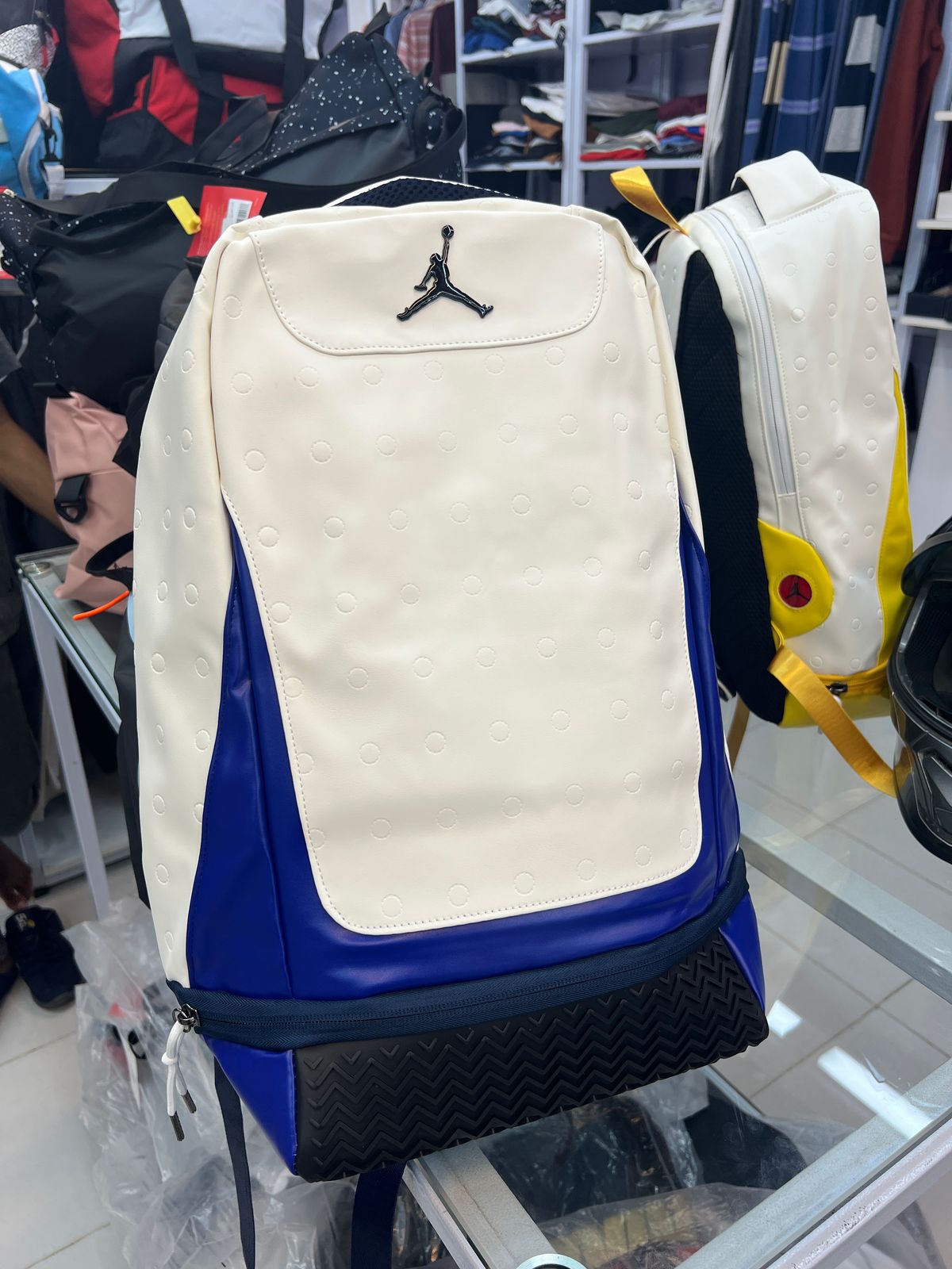 IMG-20250514-WA0041(1) jordan backpacks 3280 white/blue - Image 1